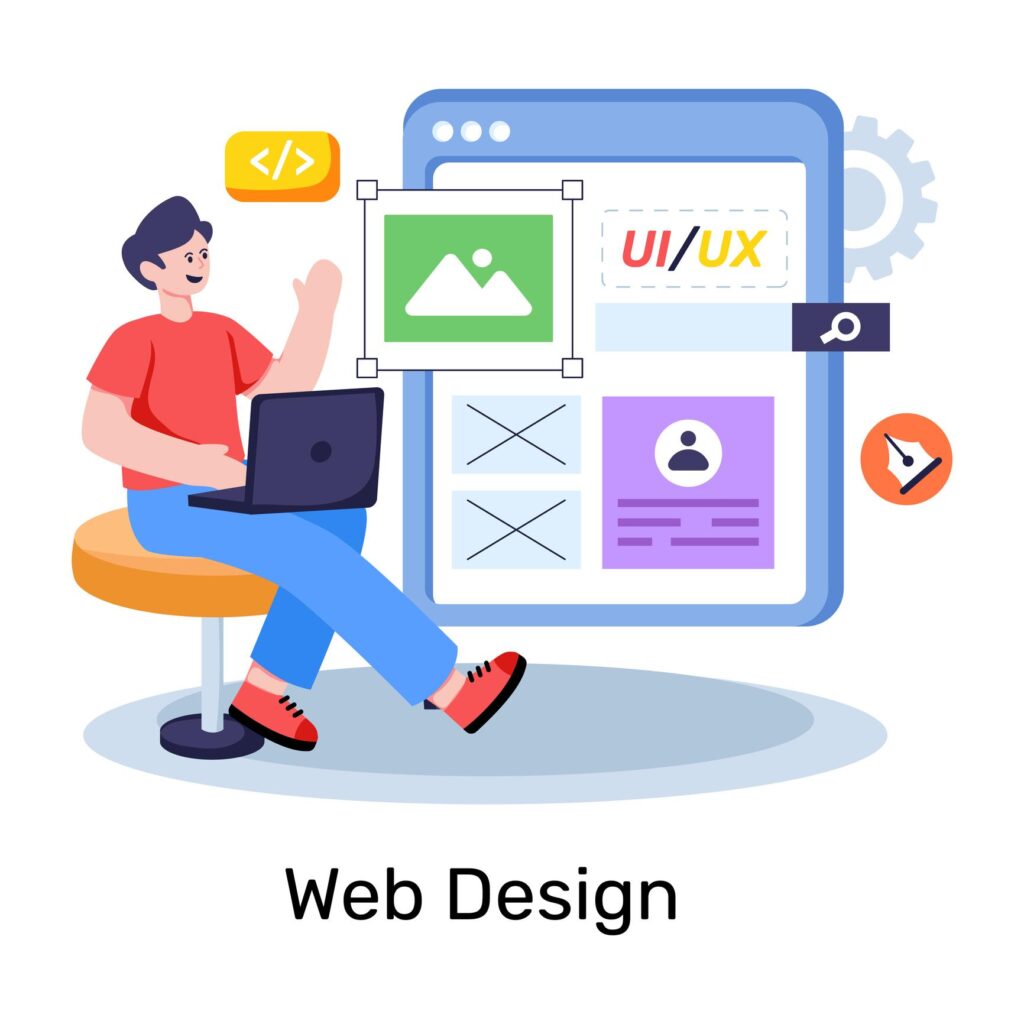 high converting website design with seo friendly structure fast loading speed and mobile responsive layout