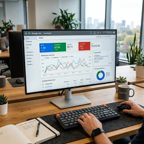 Google Ads campaign management and performance analytics